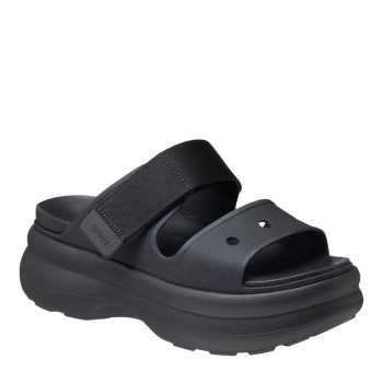 CROCS 212861-001 BLACK SOHO TWO STRAP