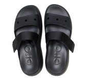 CROCS 212861-001 BLACK SOHO TWO STRAP