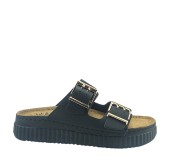 SUNNY SANDALS ROMA-60702 BLACK SUNNY SANDALS ROMA-60702 BLACK