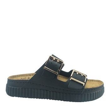 SUNNY SANDALS ROMA-60702 BLACK 