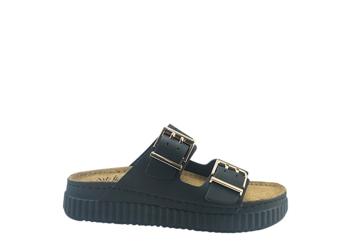 SUNNY SANDALS ROMA-60702 BLACK SUNNY SANDALS ROMA-60702 BLACK