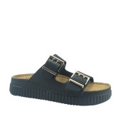 SUNNY SANDALS ROMA-60702 BLACK SUNNY SANDALS ROMA-60702 BLACK