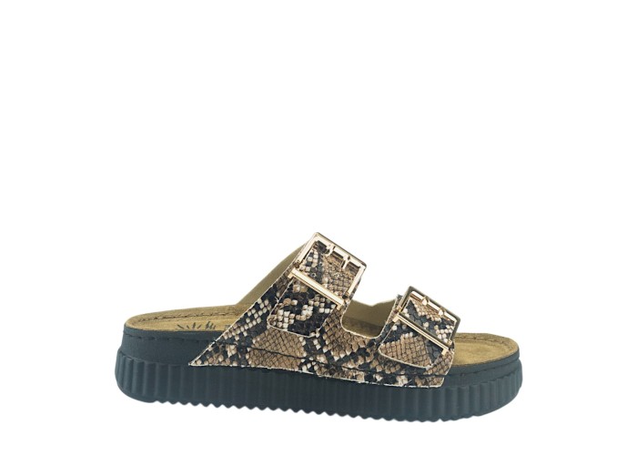 SUNNY SANDALS ROMA-60702 SNAKE ROSE 