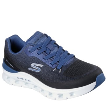 SKECHERS 233132-BKBL GLIDE-STEP PRO-WAVERRA 