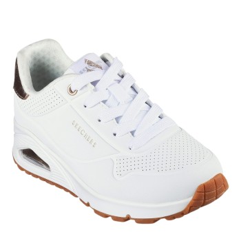 SKECHERS 310545L-WHT UNO GEN1 - SHIMMER AWAY 