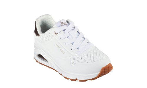 SKECHERS 310545L-WHT UNO GEN1 - SHIMMER AWAY 