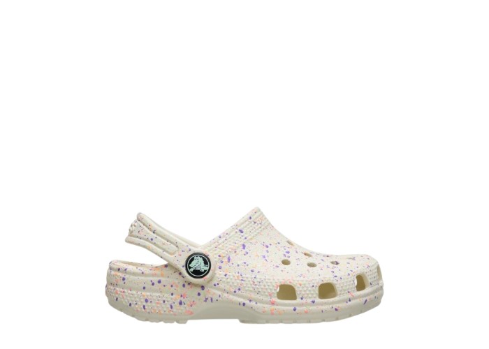 CROCS 212669-2MT SUMMIT WHITE MULTI GLOW PAINT SPLATTER