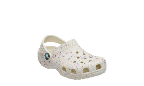 CROCS 212669-2MT SUMMIT WHITE MULTI GLOW PAINT SPLATTER