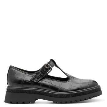 TAMARIS 1-24324-45-028 BLACK CROCO 