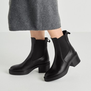 TAMARIS 1-25013-47-003 BLACK LEATHER 