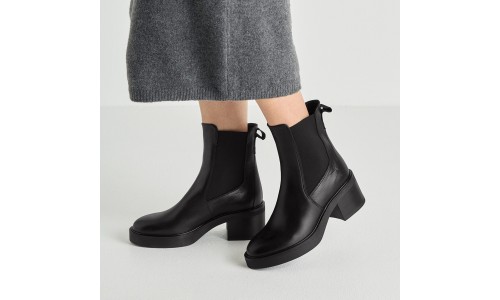 TAMARIS 1-25013-47-003 BLACK LEATHER 