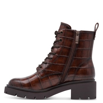TAMARIS 1-25210-47-395 COGNAC CROCO 