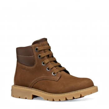 GEOX J16FAB-032BC-CS66R TOFFEE/DK BROWN 