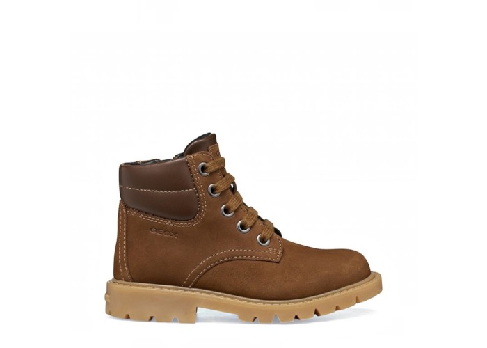 GEOX J16FAB-032BC-CS66R TOFFEE/DK BROWN 