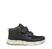 GEOX J569BA-0ME32-C0033 BLACK/MILITARY 