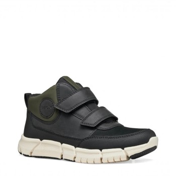 GEOX J569BA-0ME32-C0033 BLACK/MILITARY 