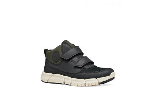 GEOX J569BA-0ME32-C0033 BLACK/MILITARY 