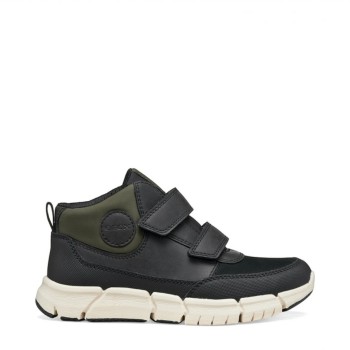 GEOX J569BA-0ME32-C0033 BLACK/MILITARY 
