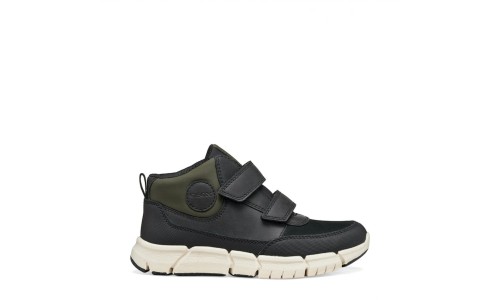 GEOX J569BA-0ME32-C0033 BLACK/MILITARY 