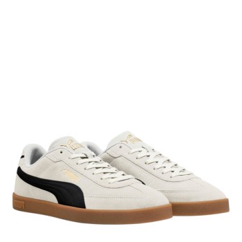 PUMA 400717-10 VAPOR GREY-PUMA BLACK PUMA CLUB II REA SUED