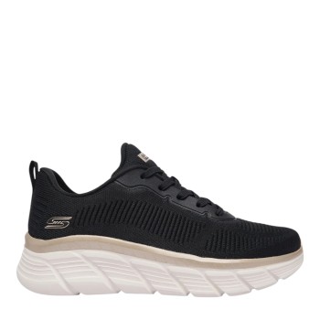 SKECHERS 117385-BKGD BLACK GOLD BOBS B FLEX HI - FLYING HI BKGD