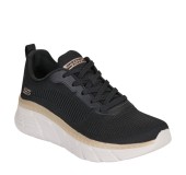 SKECHERS 117385-BKGD BLACK GOLD BOBS B FLEX HI - FLYING HI BKGD