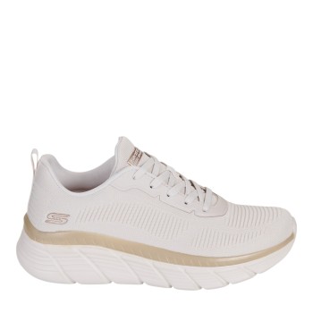 SKECHERS 117385-WTGD WHITE GOLD BOBS B FLEX HI - FLYING HI WTGD