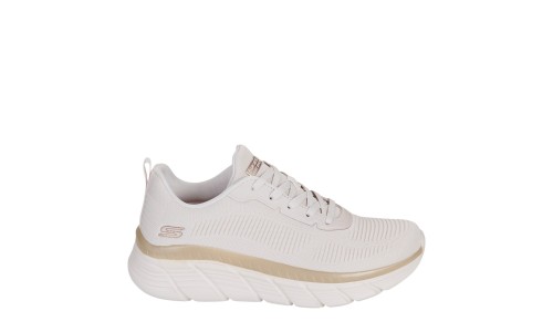 SKECHERS 117385-WTGD WHITE GOLD BOBS B FLEX HI - FLYING HI WTGD