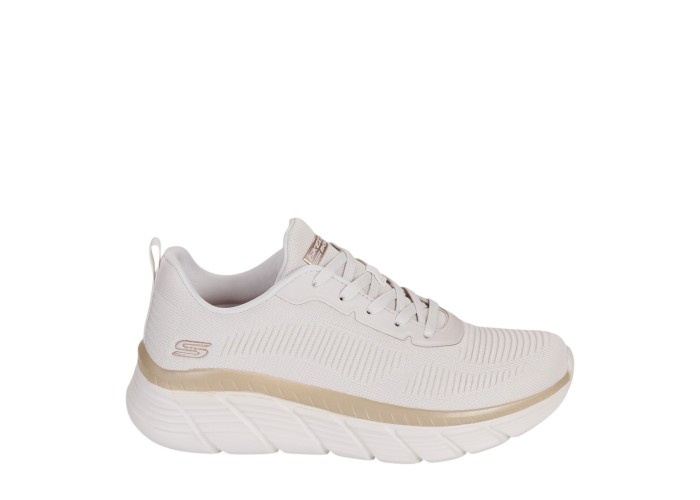 SKECHERS 117385-WTGD WHITE GOLD BOBS B FLEX HI - FLYING HI WTGD