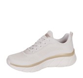SKECHERS 117385-WTGD WHITE GOLD BOBS B FLEX HI - FLYING HI WTGD