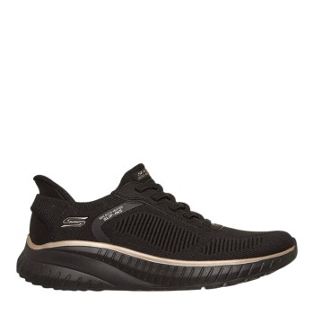 SKECHERS 117497-BKRG BLACK GOLD BOBS SQUAD CHAOS - CURRENT MUSE BKRG
