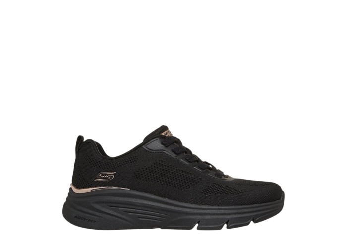 SKECHERS 117720-BBK BLACK BOBS ARCH FIT ELEVS BBK