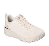SKECHERS 117720-OFWT ODD WHITE BOBS ARCH FIT ELEVS OFWT
