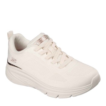SKECHERS 117720-OFWT ODD WHITE BOBS ARCH FIT ELEVS OFWT