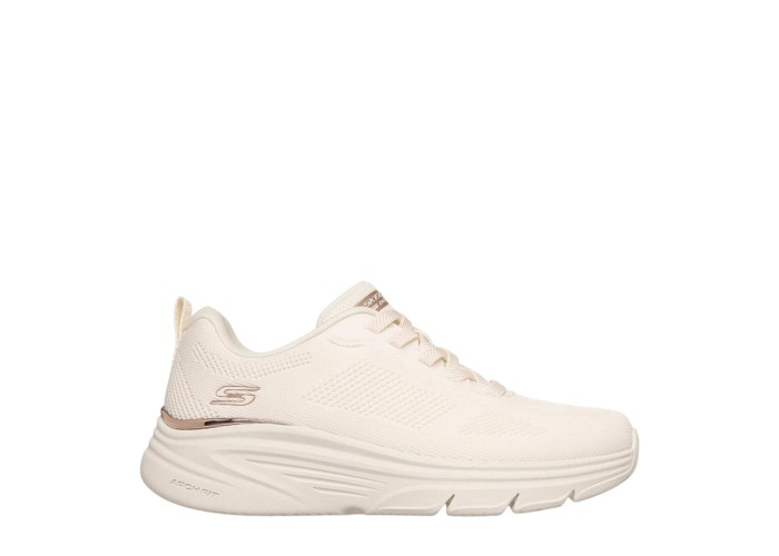 SKECHERS 117720-OFWT ODD WHITE BOBS ARCH FIT ELEVS OFWT