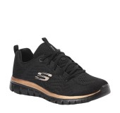 SKECHERS 12615-BKRG BLACK GOLD GRACEFUL - GET CONNECTED BKRG SKECHERS 12615-BKRG BLACK GOLD GRACEFUL - GET CONNECTED BKRG