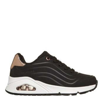 SKECHERS 310286L-BLK BLACK UNO GEN 1 - SHIMMER AWAY BLK