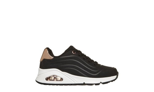 SKECHERS 310286L-BLK BLACK UNO GEN 1 - SHIMMER AWAY BLK