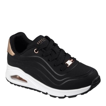 SKECHERS 310286L-BLK BLACK UNO GEN 1 - SHIMMER AWAY BLK