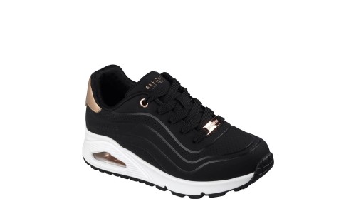 SKECHERS 310286L-BLK BLACK UNO GEN 1 - SHIMMER AWAY BLK