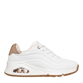 SKECHERS 310286L-WHT WHITE UNO GEN 1 - SHIMMER AWAY WHT