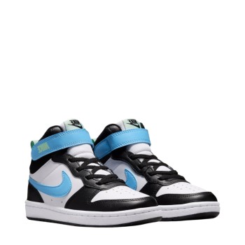 NIKE CD7783-136 BLUE BLACK COURT BOROUGH MID 2