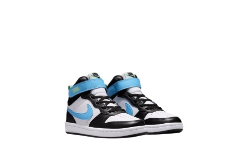 NIKE CD7783-136 BLUE BLACK COURT BOROUGH MID 2